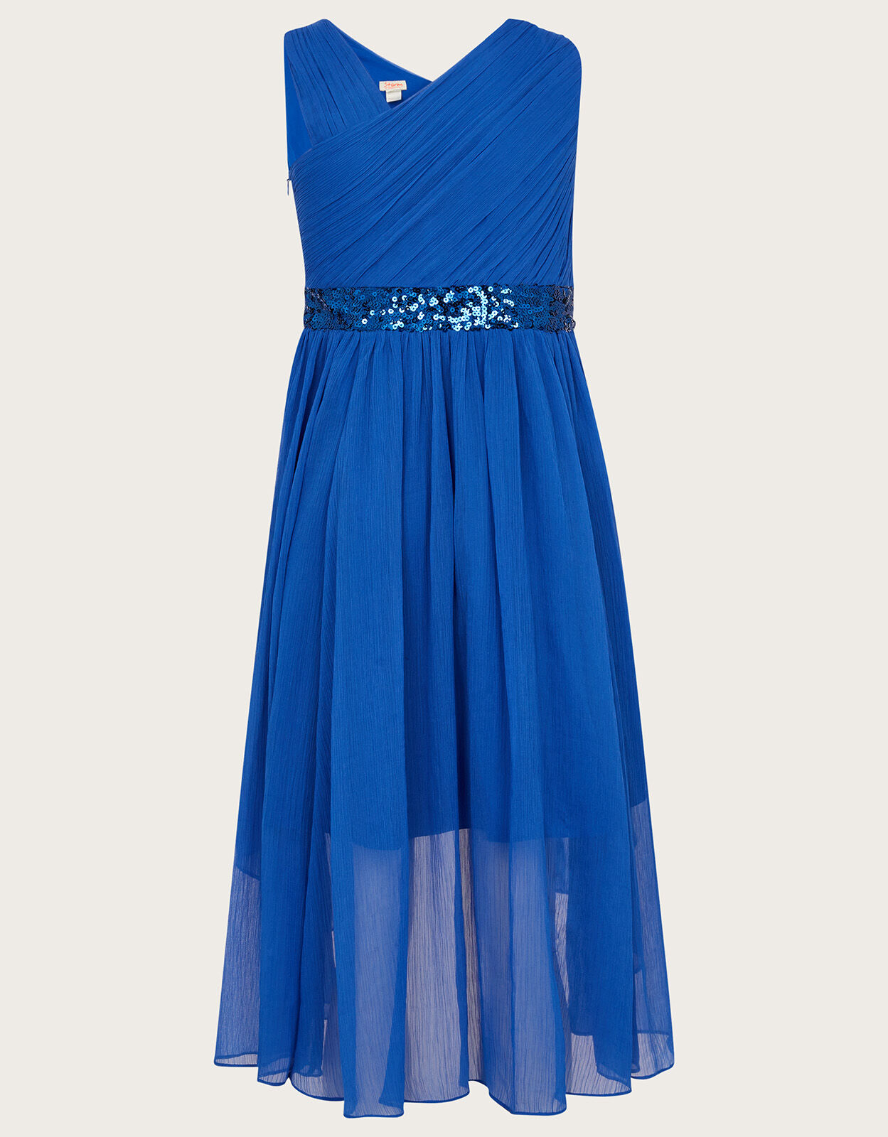 Abigail One Shoulder Prom Dress Blue Girls Dresses Monsoon UK