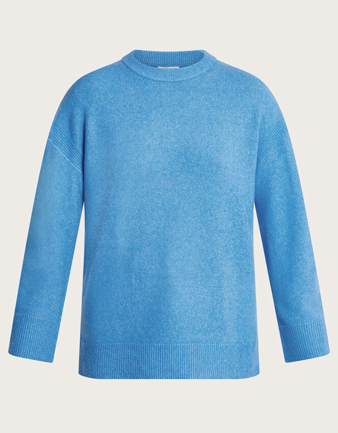 Zoya Zip Side Jumper, Blue (BLUE), large