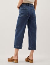 Arlo Regular Cropped Jeans, Blue (MID AUTHENTIC BLUE), large