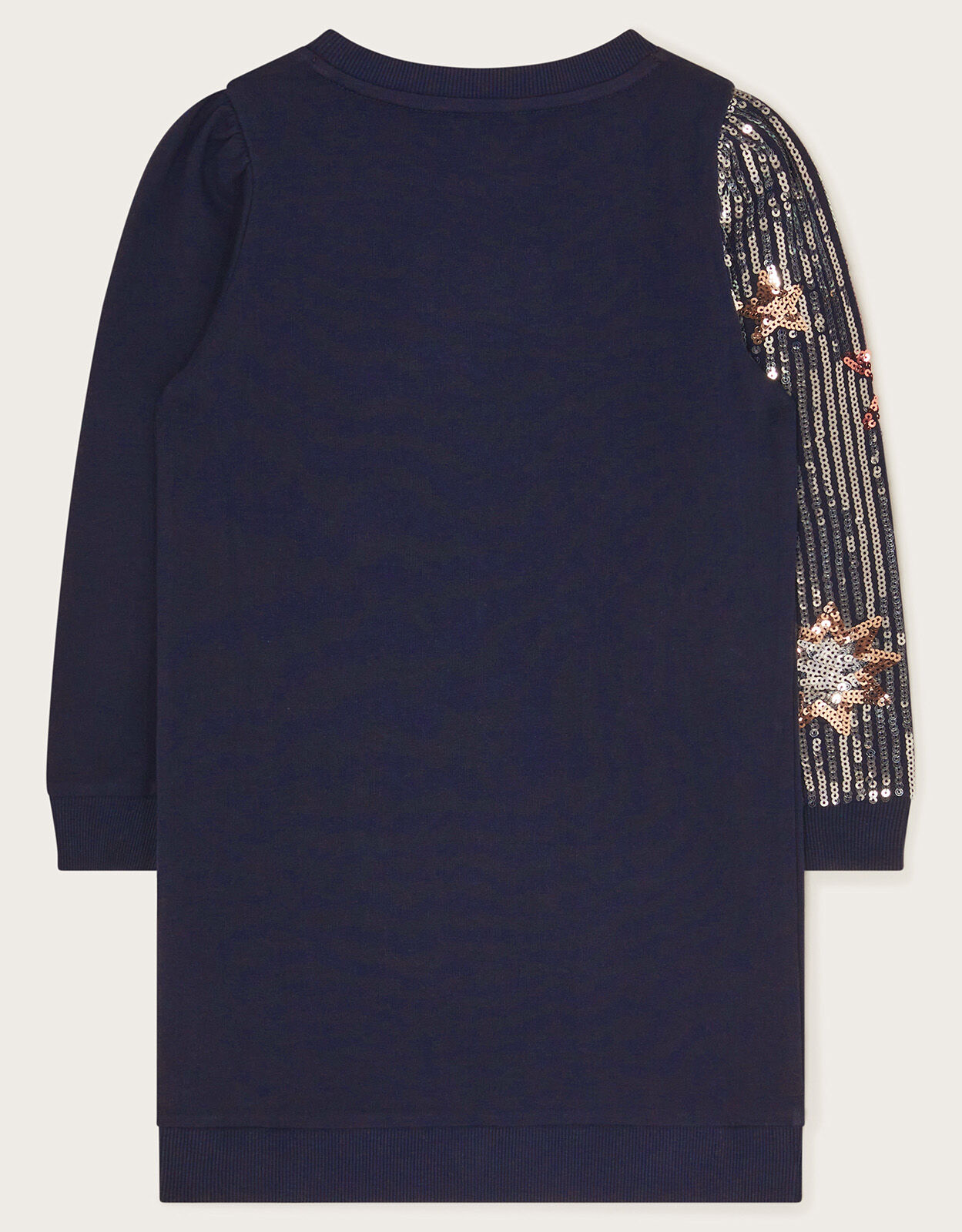 Sequin Star Embellished Tunic Blue Girls Tops T shirts Monsoon UK