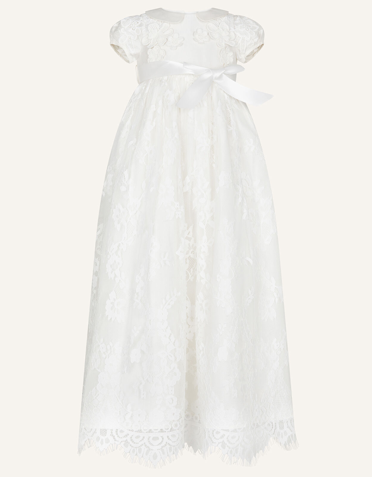 Monsoon baby christening dress top