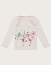 Christmas Scene Top , Ivory (IVORY), large