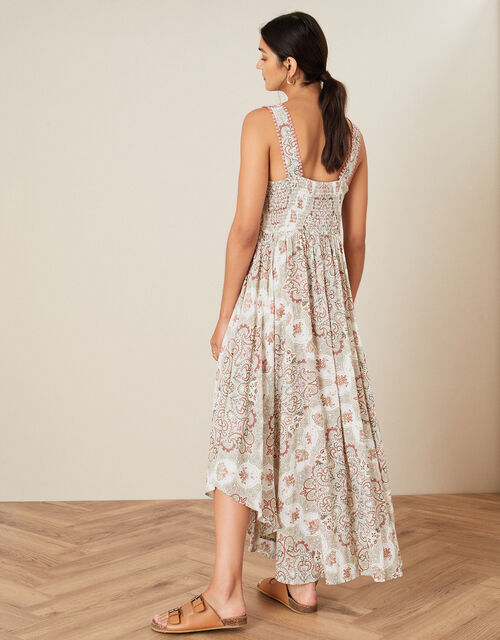 Miriam Print Dress in LENZING™ ECOVERO™, Natural (NATURAL), large