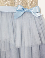 Baby Sequin Safire Dress, Grey (GREY), large