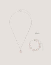 Sophia Flower Jewellery Set, , large