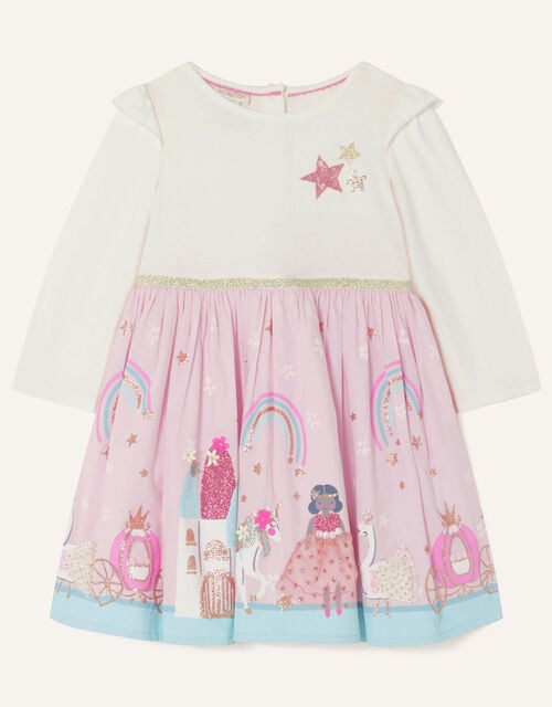 Baby 2-in-1 Princess Scene Dress, Pink (PINK), large