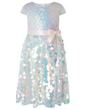 Mermaid Pearl Sequin Dress, Pink (PINK), large