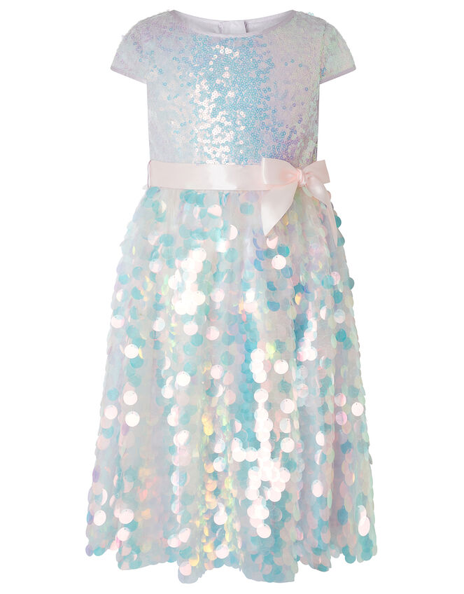 Mermaid Pearl Sequin Dress, Pink (PINK), large