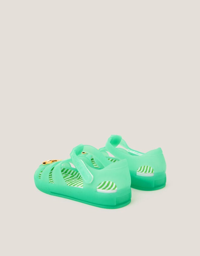 Baby Tiger Jelly Sandals, Green (GREEN), large