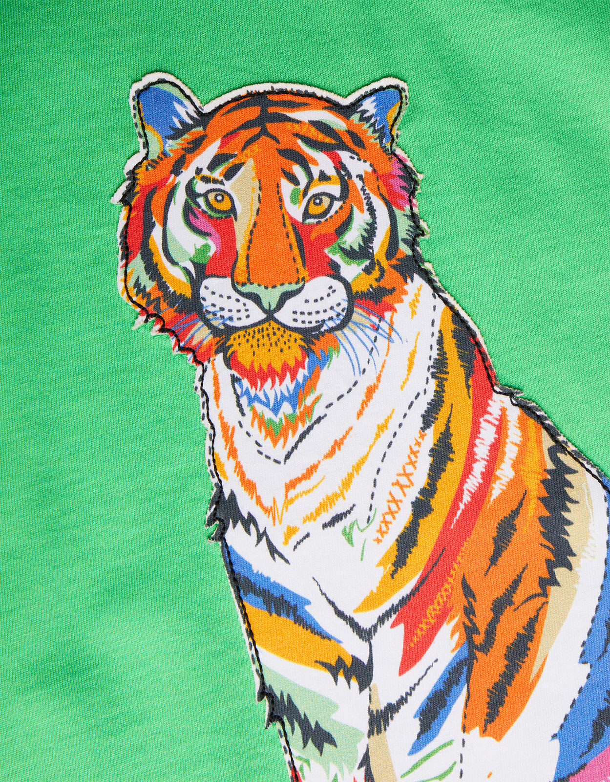 Tiger T-Shirt WWF-UK Collaboration Green