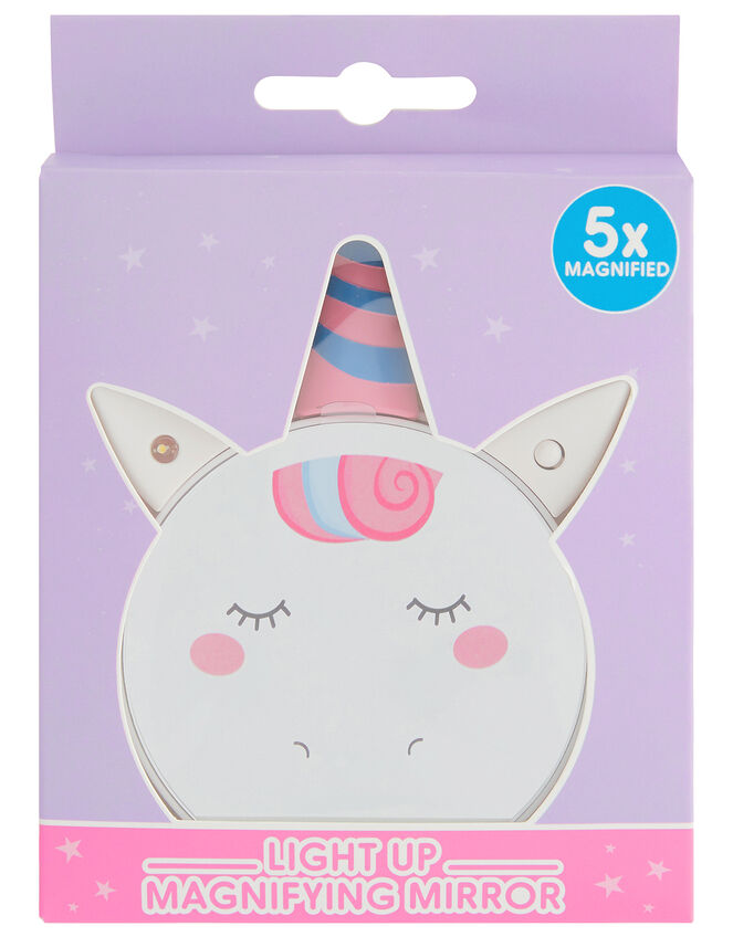 Unicorn Light-Up Magnifying Mirror, , large
