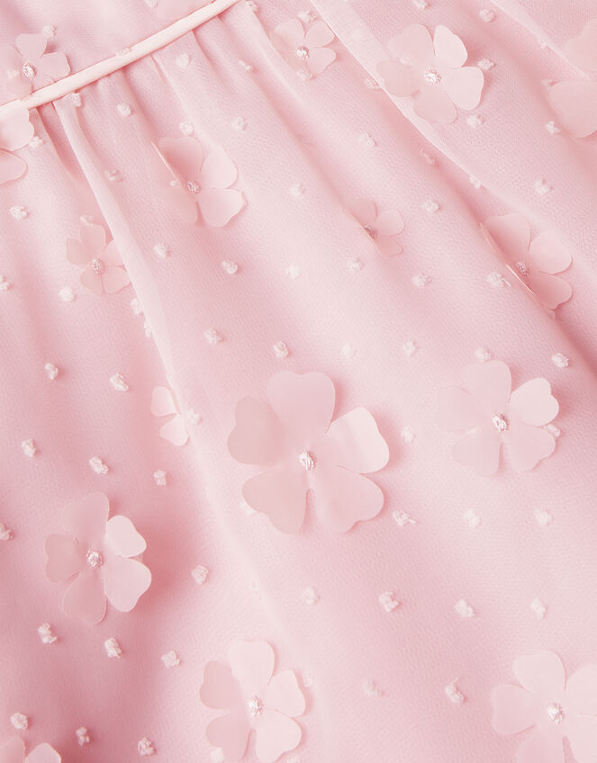 Petunia 3D Flower Dress, Pink (PINK), large