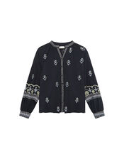 Maison Hotel Chandra Floral Blouse, Black (BLACK), large