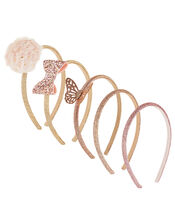Fluffy Spot and Bow Headband Set, , large