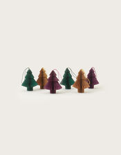 Christmas Tree Paper Decorations 6 Pack, , large