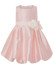 Baby Pearl Puffball Occasion Dress, Pink (PINK), large
