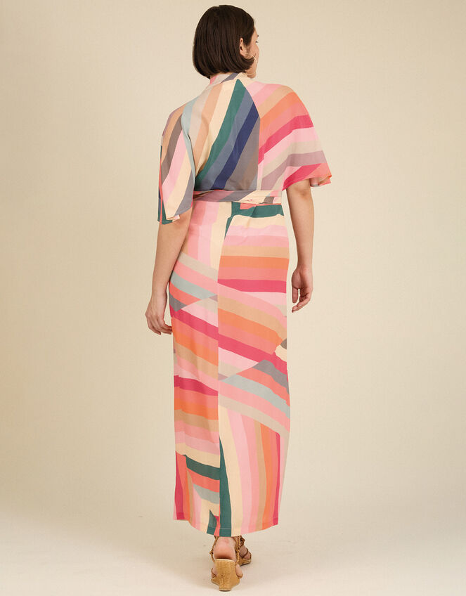 Tallulah and Hope Longer-Length Stripe Dress, Multi (MULTI), large