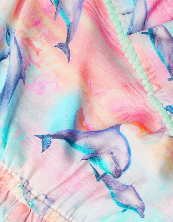 Beach Dolphin Playsuit WWF-UK Collaboration, Multi (MULTI), large