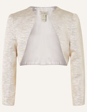 Adelaide Jacquard Dress and Jacket Set , Gold (GOLD), large