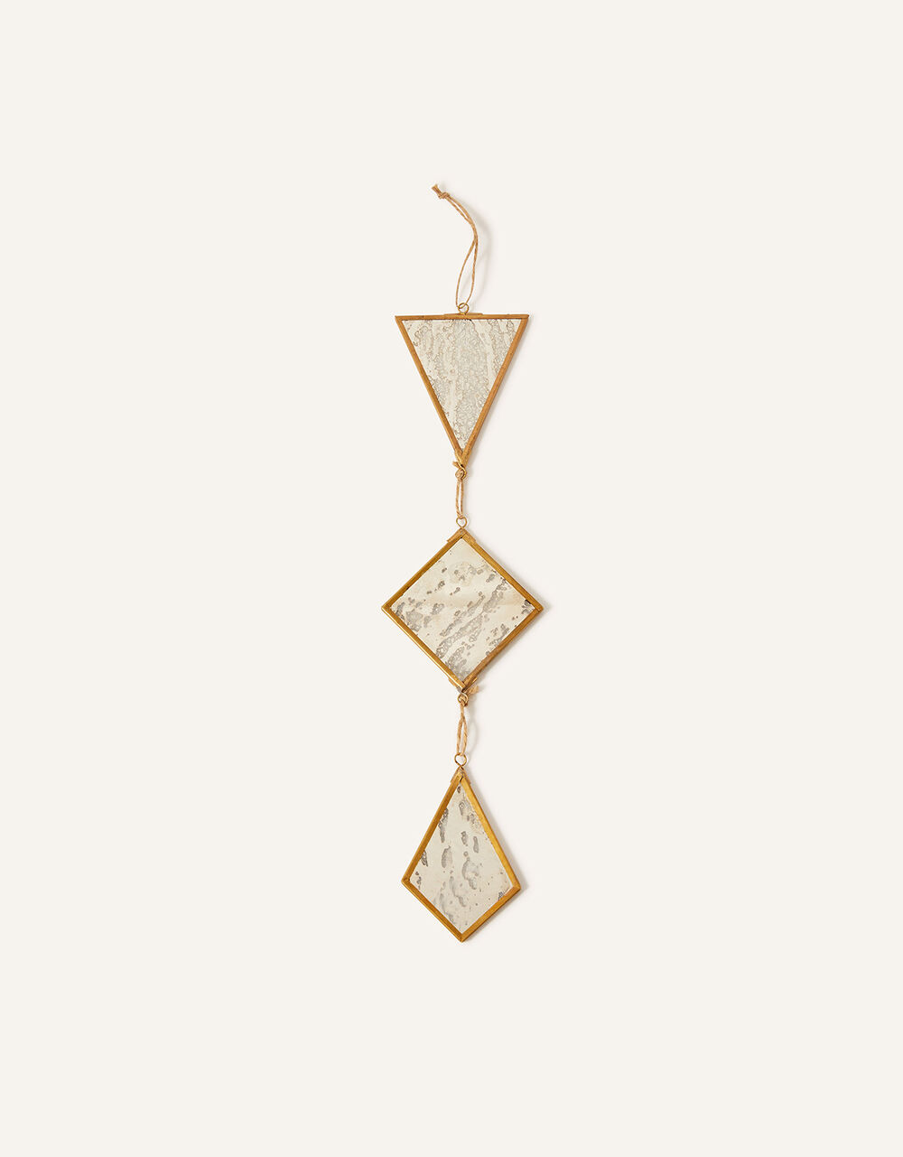Women Home & Gifting | Mirror Glass Diamond Hanging Decoration - EH48657