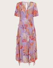 Imogen Ruffle Dress, Purple (PURPLE), large