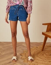 Cara Denim Shorts, Blue (DENIM BLUE), large
