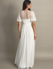 Celina Embellished Maxi Wedding Dress, Ivory (IVORY), large