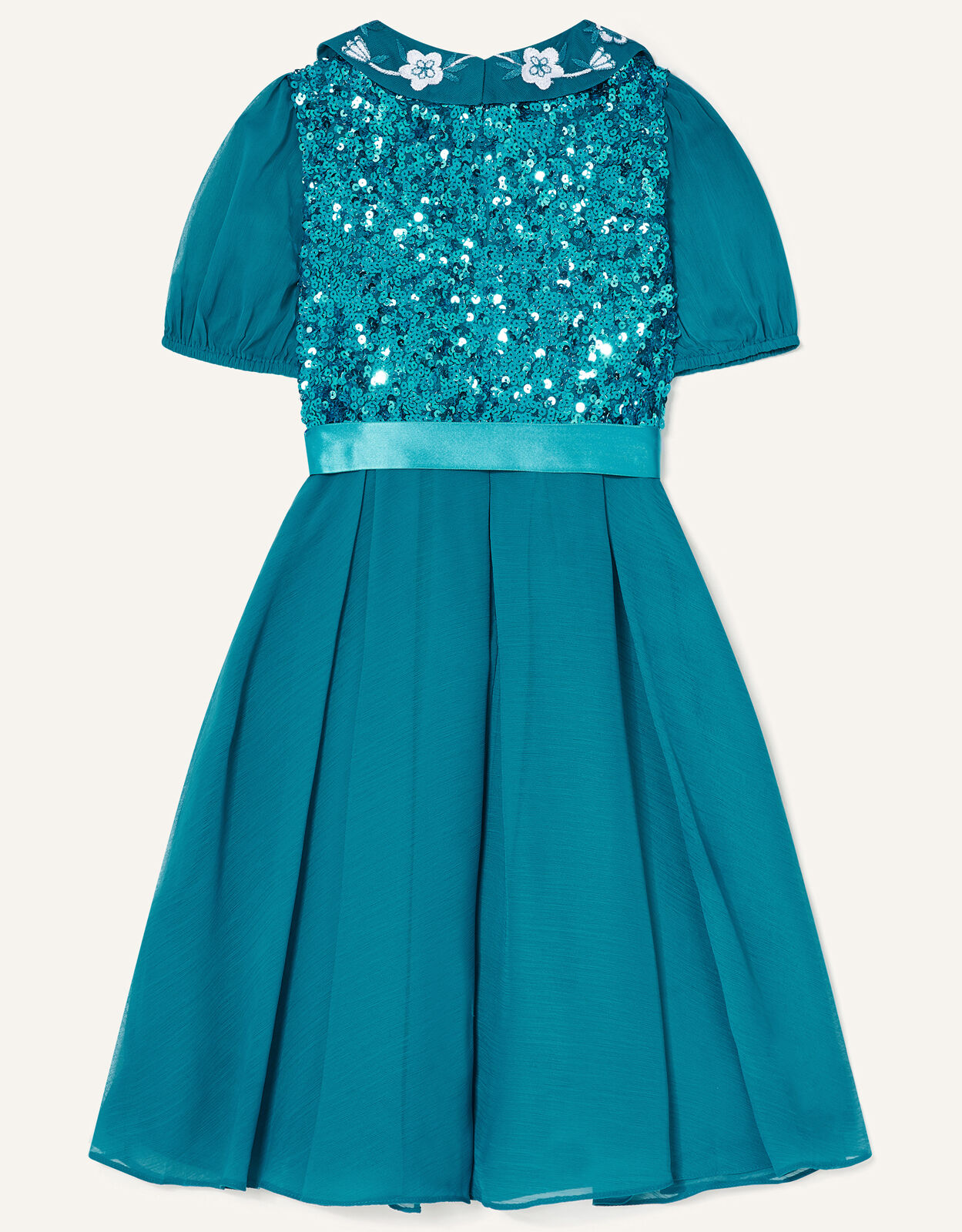 next teal sequin dress
