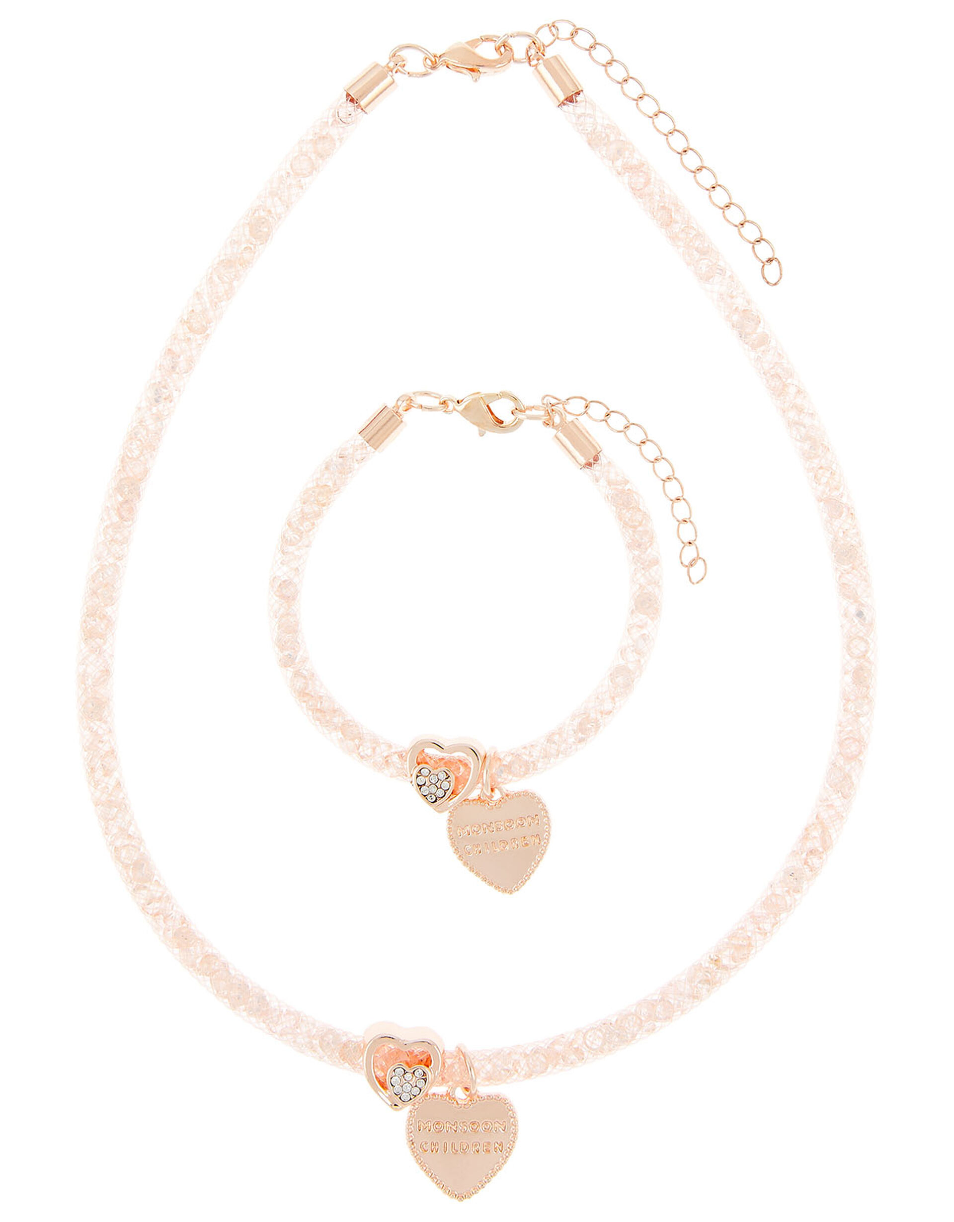 Diamante Charm Encased Trinket Set, , large