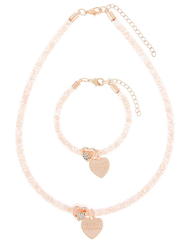 Diamante Charm Encased Trinket Set, , large