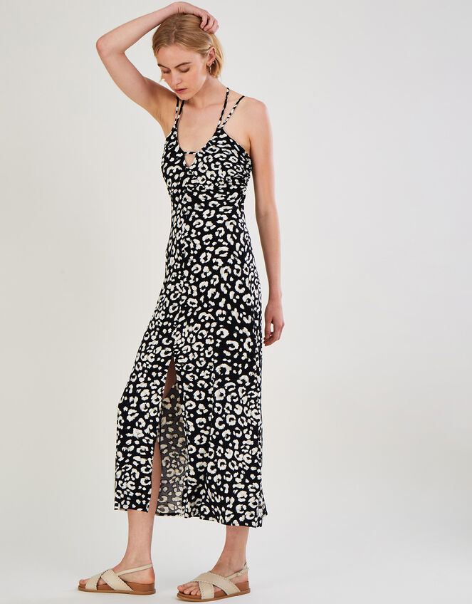 Strappy Animal Print Maxi Dress Multi | Maxi Dresses | Monsoon UK.