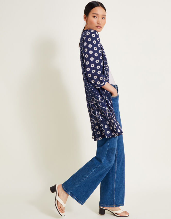 Cindy Print Jersey Dress, Blue (BLUE), large