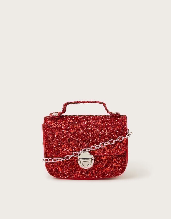 Glitter Mini Bag, Red (RED), large