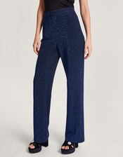 Tessa Tinsel Trousers, Blue (MIDNIGHT), large