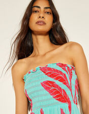 Pamela Palm Print Midi Sundress, Green (MINT), large