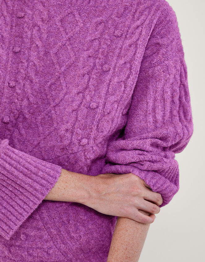 Satu Stitch Jumper, Purple (LILAC), large