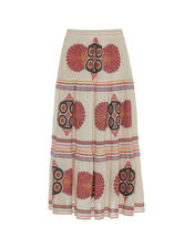 Devotion Twins Olympia Jacquard Midi Skirt, , large