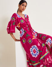 Prim Floral Maxi Dress, Pink (PINK), large