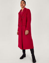 Fay Double Breasted Coat, Pink (PINK), large