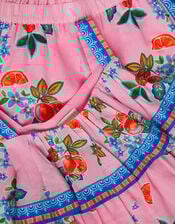 Oriana Fruity Top & Trousers Set, Pink (PINK), large