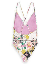 Scotch and Soda Smocked Detail Swimsuit, Multi (MULTI), large