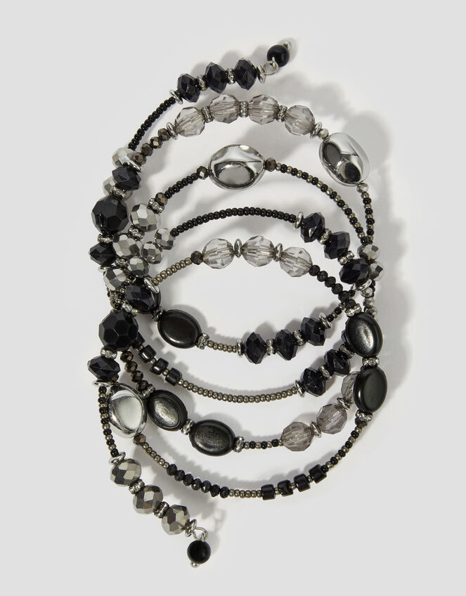 Beaded Wire Wrap Bracelet, , large