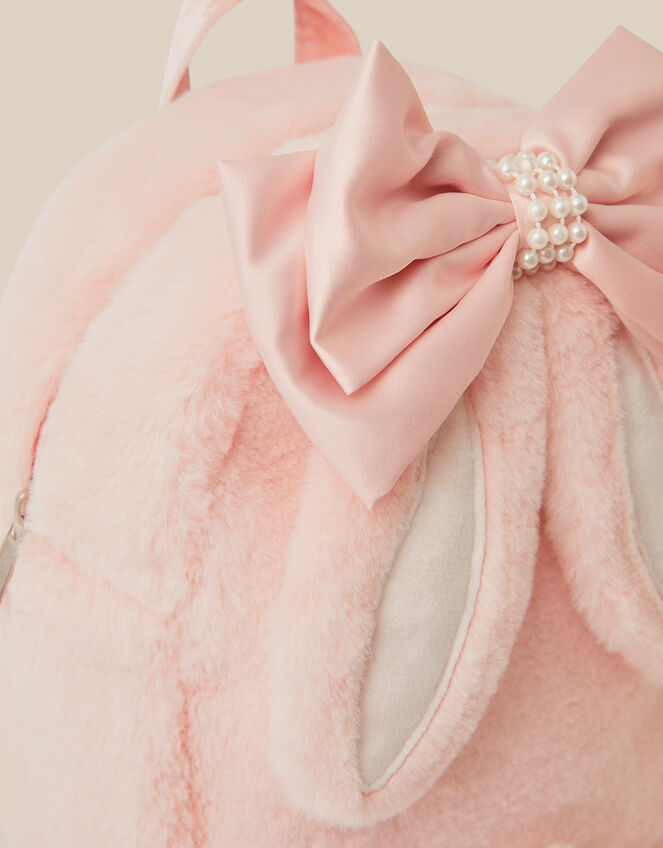 Faux Fur Bunny Backpack, , large