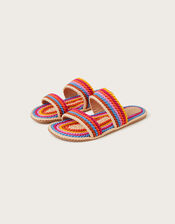 Rope Strap Beach Sliders, Multi (MULTI), large