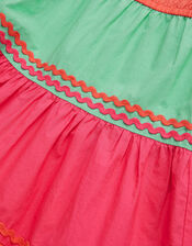 One-Shoulder Colourblock Dress, Multi (MULTI), large