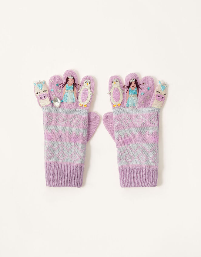 Freda Winter Friends Gloves, Multi (MULTI), large