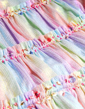 Rainbow Plisse Dress, Multi (MULTI), large