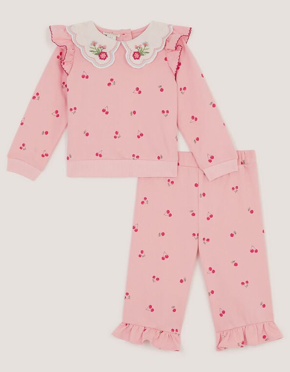 Baby Mon Cheri Top & Joggers Set, Pink (PINK), large