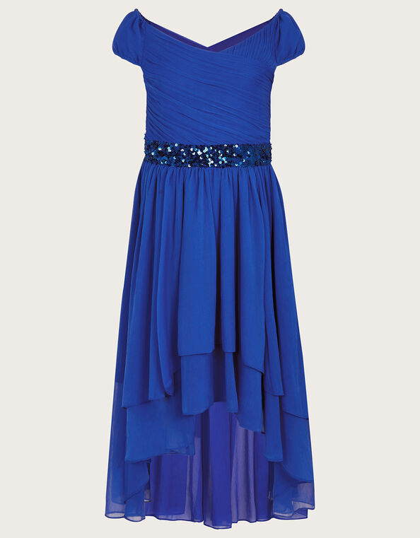Abigail bardot prom dress blue
