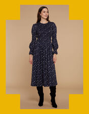 Mirla Beane Alexia Dress, Blue (NAVY), large